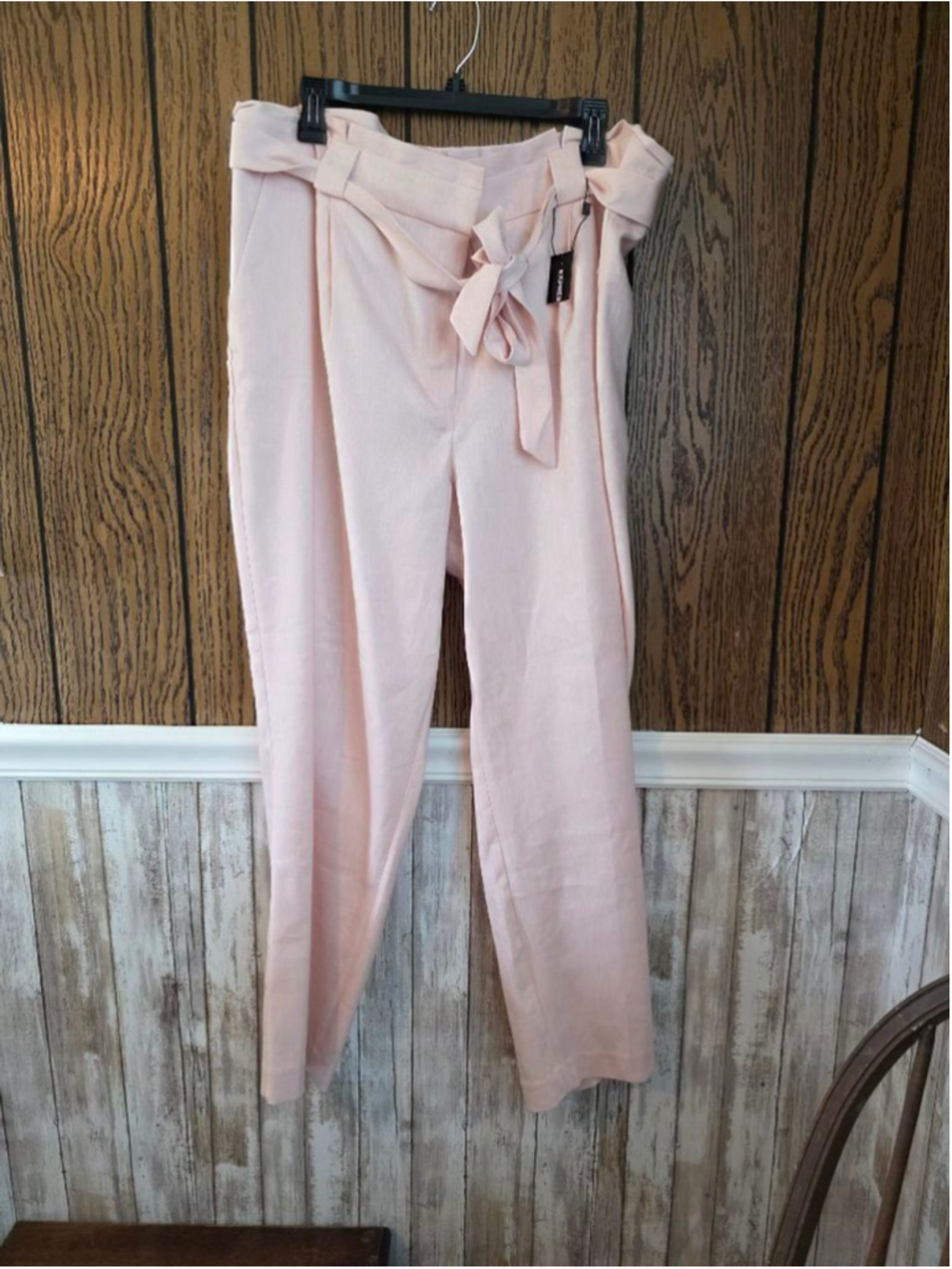 Women's EXPRESS Pink Ankle High Rise Pants 18R NWT